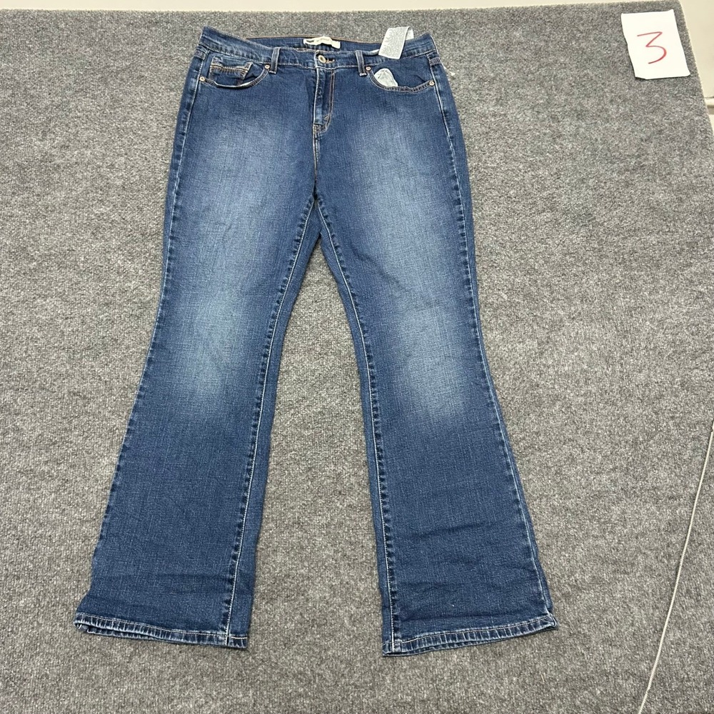 Levi's Jeans Womens Size 12M 515 Bootcut Blue Medium Wash Stretch Denim Casual